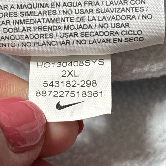 Nike Therma Fit Men’s Turquoise/Black Hoodie- Excellent Condition ~Size XXL - Picture 9 of 9